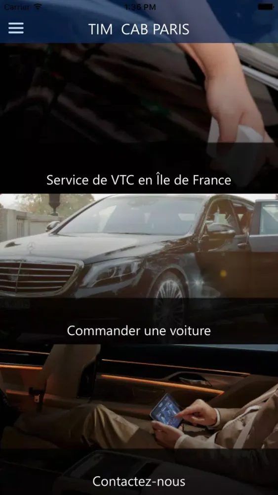 Capturas de pantalla de TIM CAB PARIS