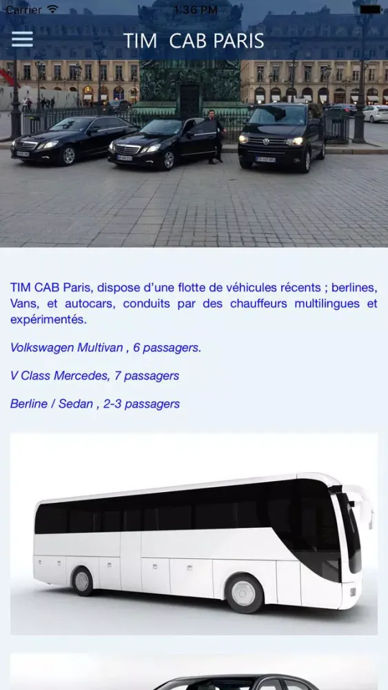Capturas de pantalla de TIM CAB PARIS