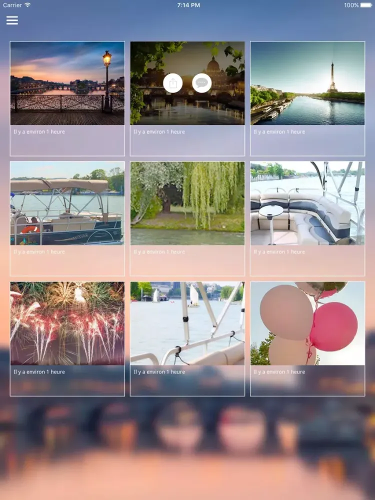 Captures d'écran de Paris Fluvial iPad 