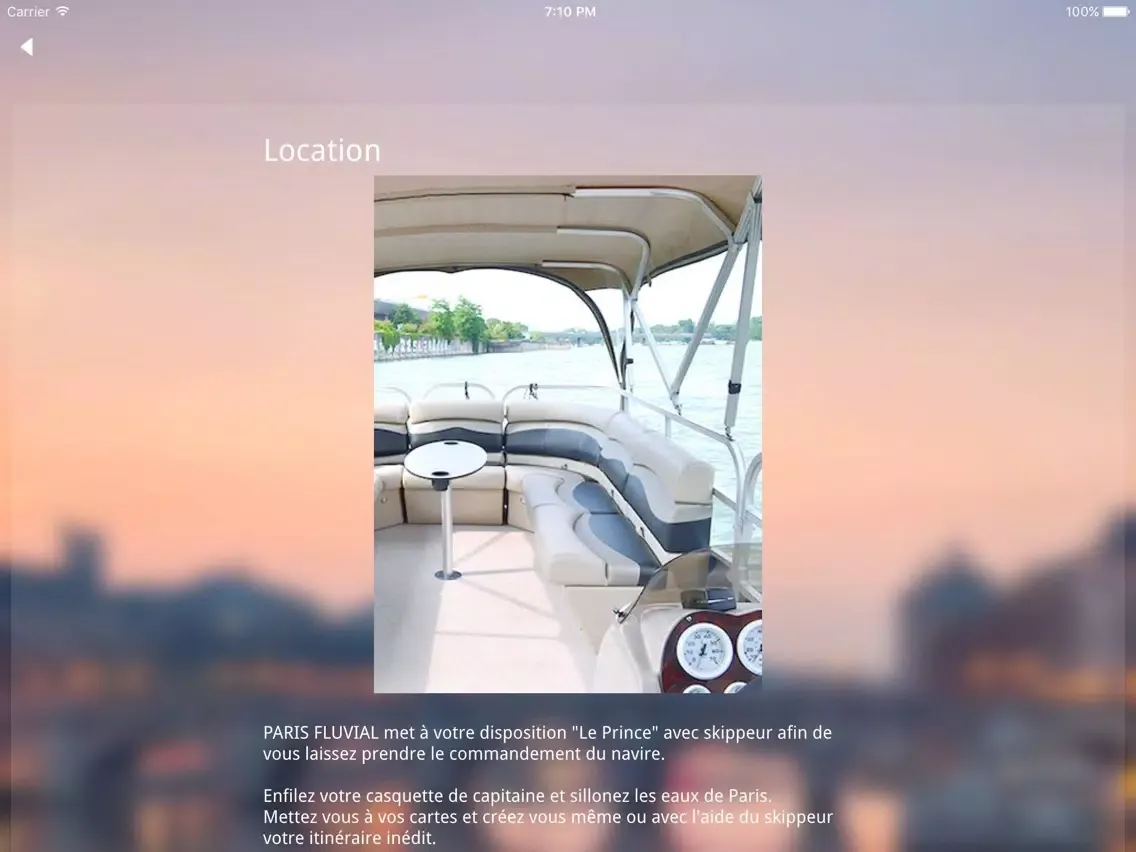 Captures d'écran de Paris Fluvial iPad 