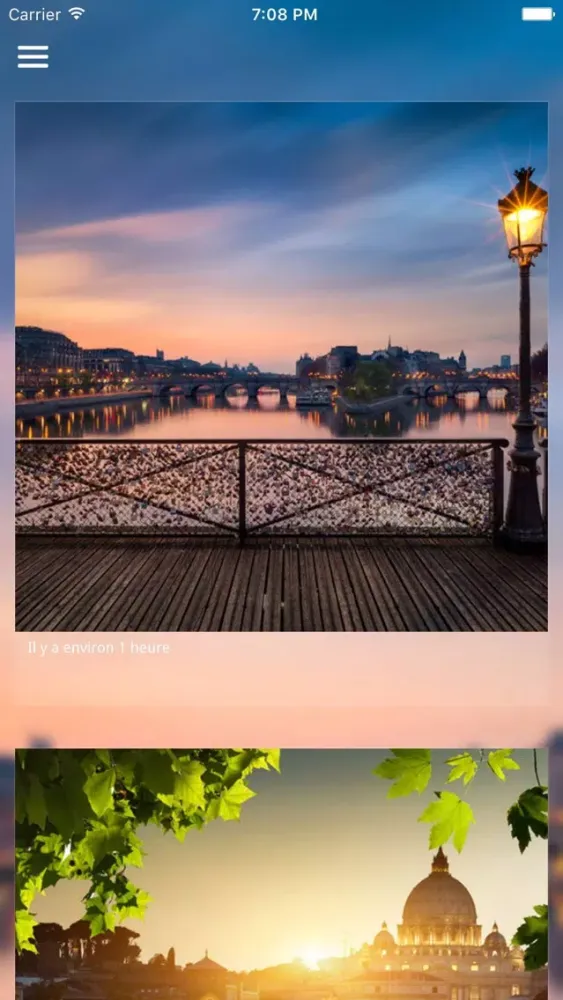 Captures d'écran de Paris Fluvial