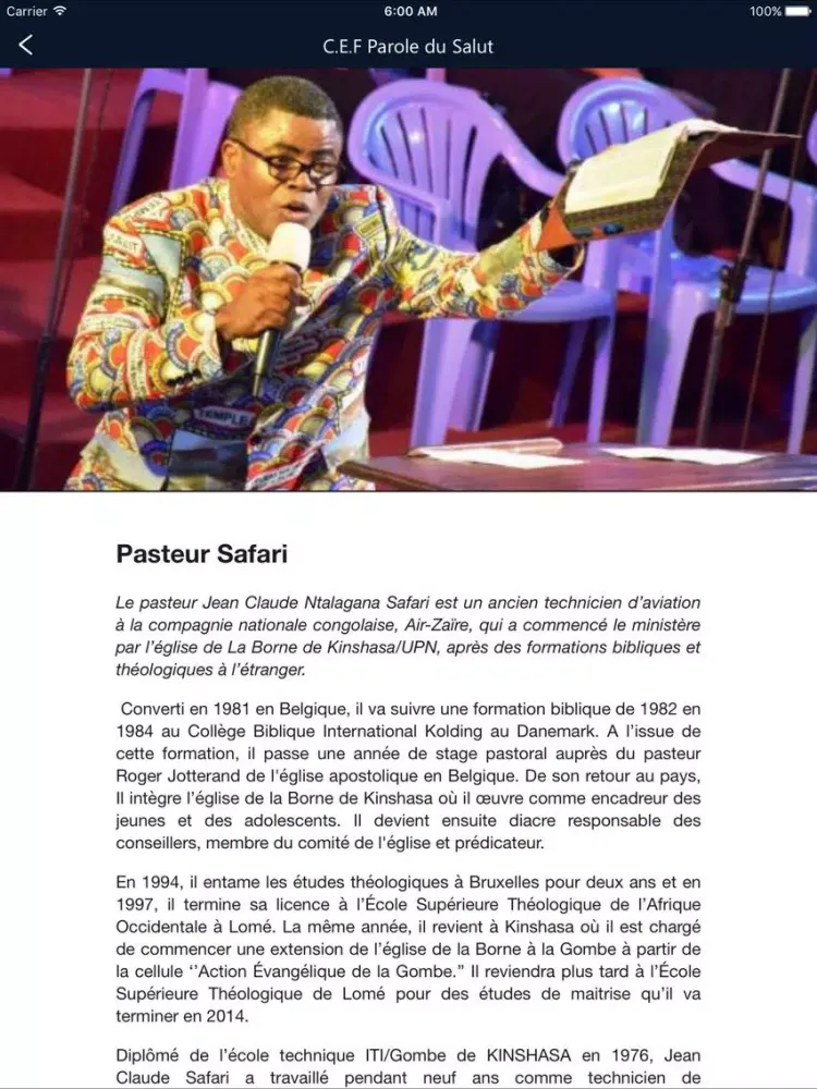 صور Parole du Salut iPad 
