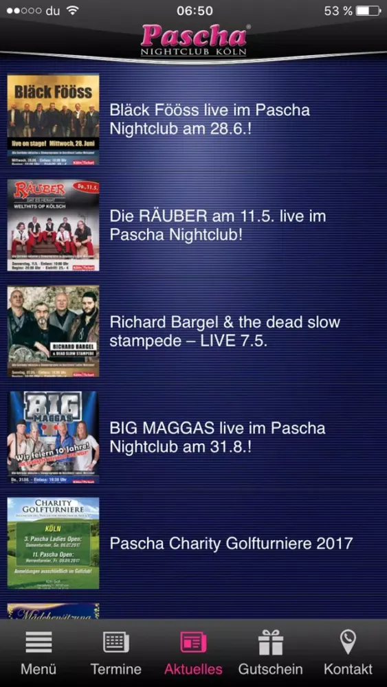 تصاویر Pascha Nightclub App