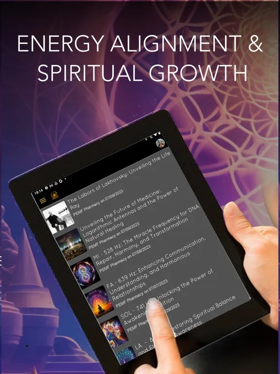 Screenshot di PEMF Healing iPad 