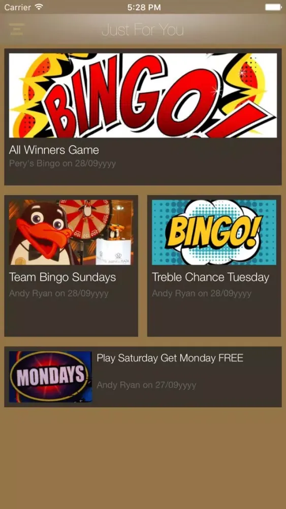 Pery's Bingo 스크린샷