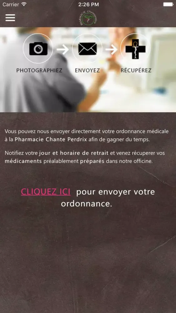 Pharmacie Chante Perdrix应用截图