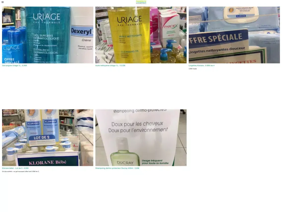 Ảnh chụp màn hình của Pharmacie Clos Bernadette Aix iPad 