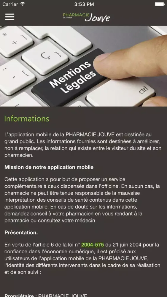 Pharmacie Jouve La Ciotat Screenshots