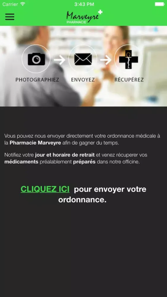 Tangkapan layar Pharmacie Marveyre Marseille