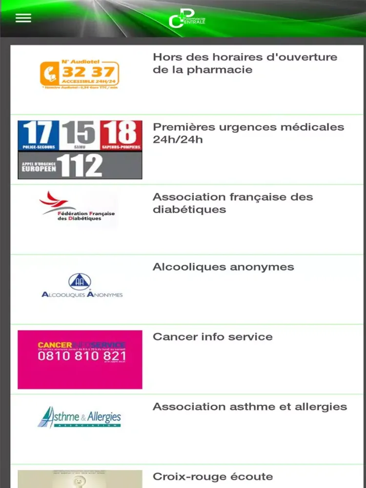 Pharmacie Centrale Calvi iPad  स्क्रीनशॉट