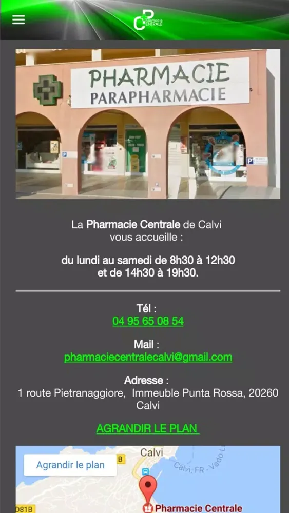 Pharmacie Centrale Calvi स्क्रीनशॉट