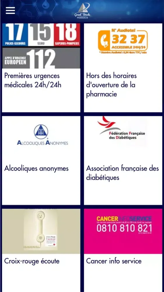 Capturas de tela do Pharmacie Grand’Boucle
