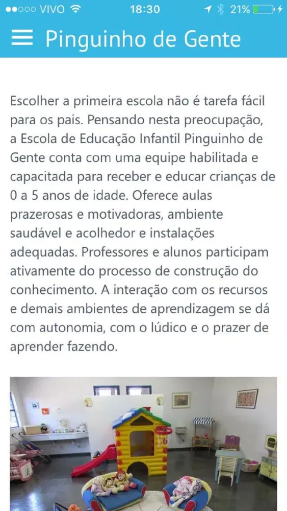 Pinguinho de Gente應用截圖
