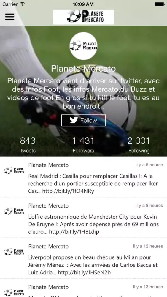 Planete Mercato : infos foot & Videos 스크린샷