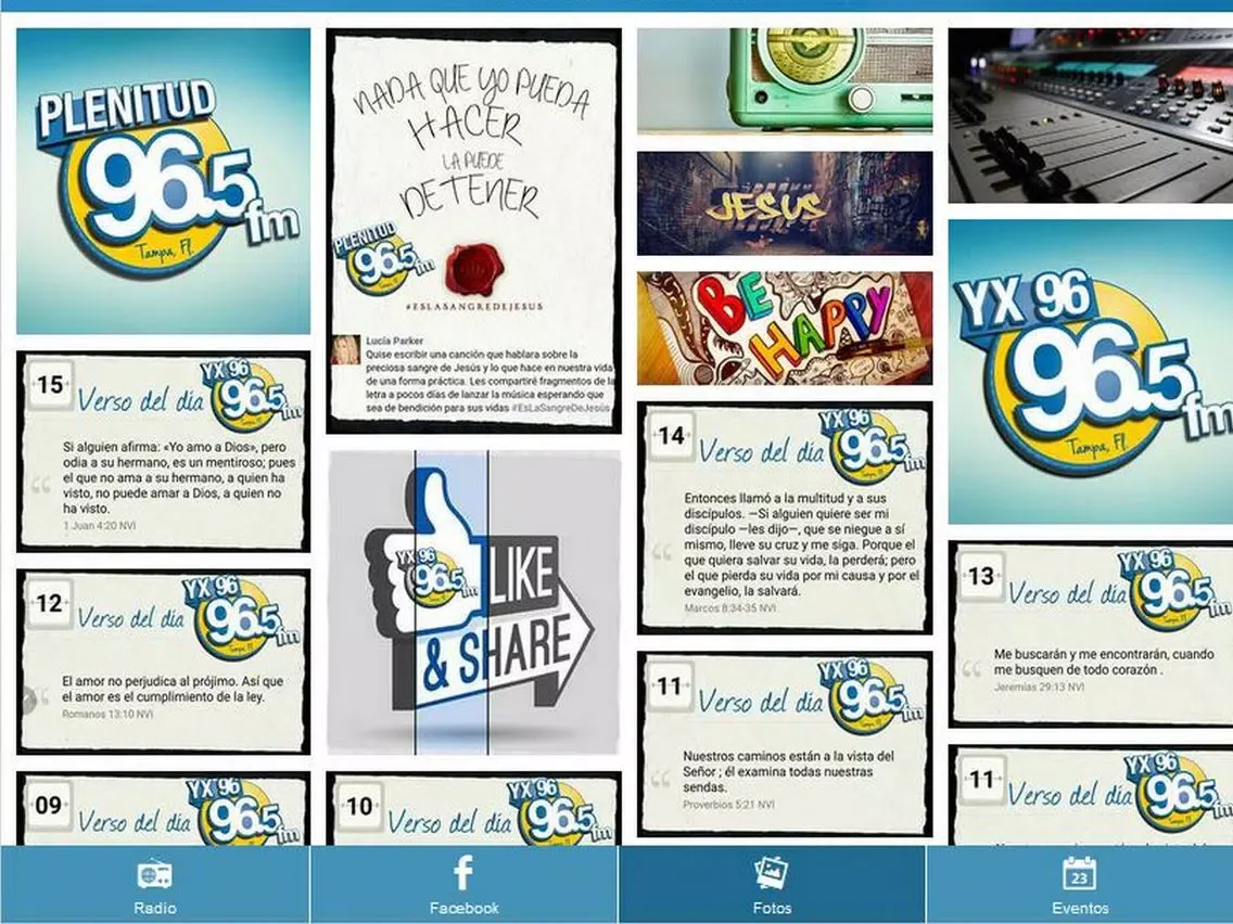 Capturas de pantalla de Plenitud 96.5 FM iPad 
