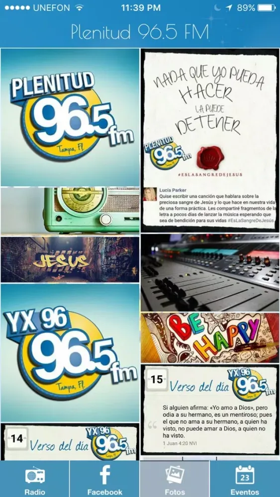 Capturas de pantalla de Plenitud 96.5 FM