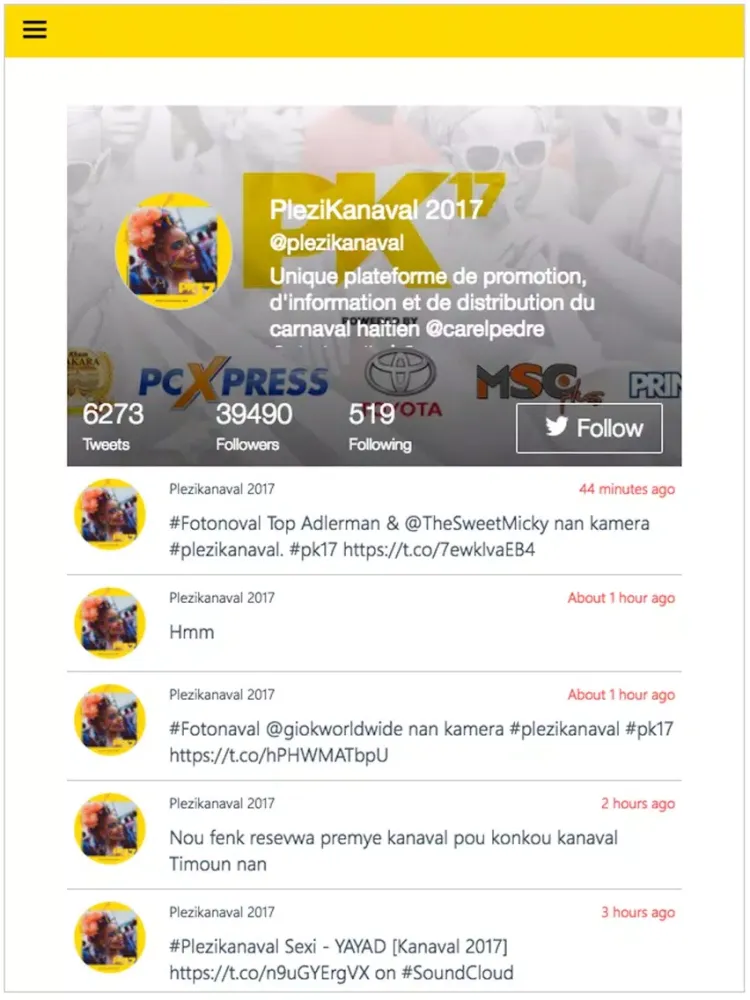 Screenshot di Plezikanaval Haiti iPad 