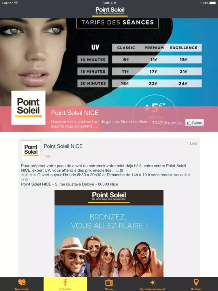 Screenshot di Point Soleil Nice iPad 