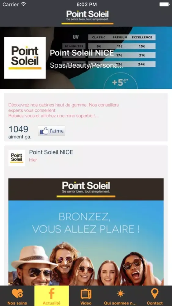 Screenshot di Point Soleil Nice