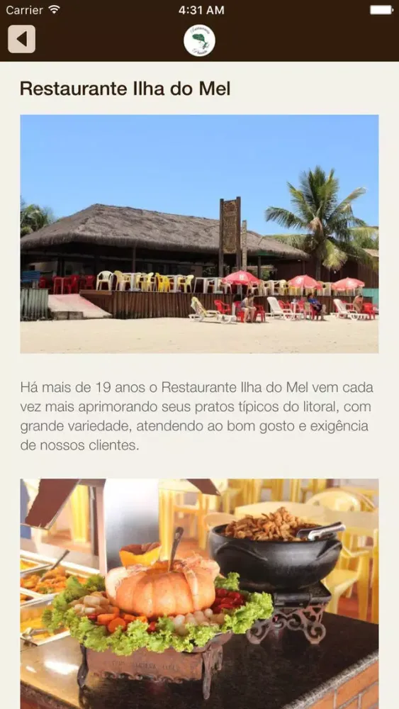 Restaurante e Pousada Ilha do Mel Screenshots