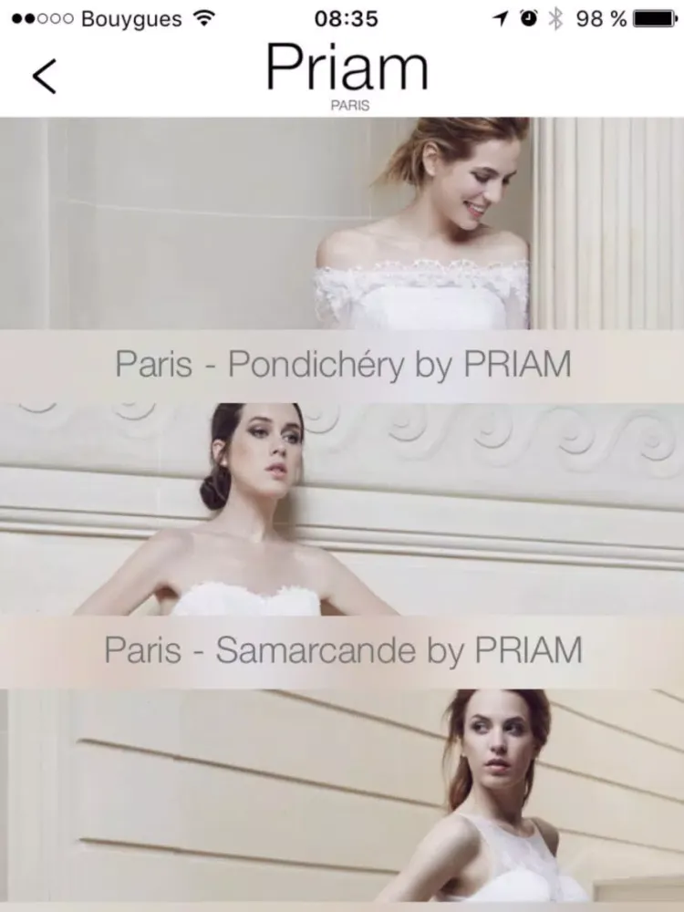 Скриншоты Priam Paris iPad 