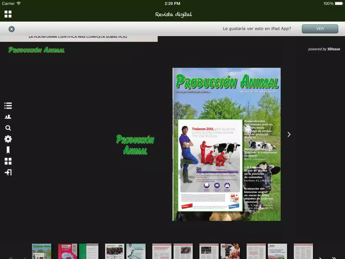 Capturas de pantalla de Producción Animal iPad 
