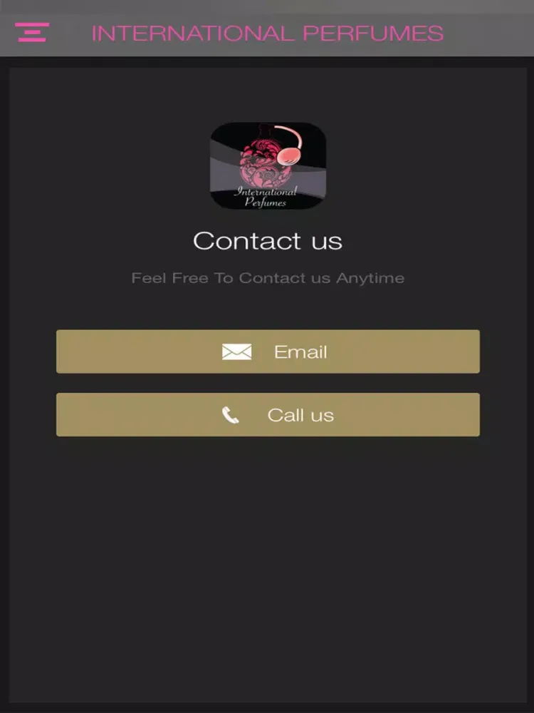 International Perfumes iPad  Screenshots