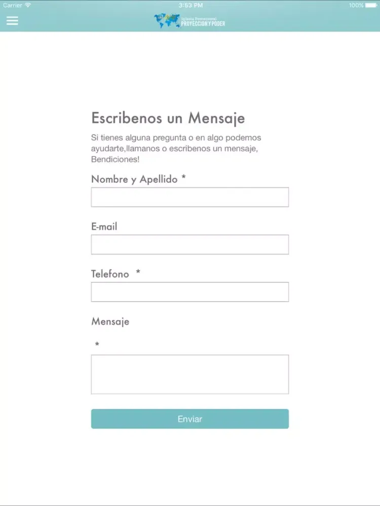 Proyeccion y Poder iPad  سکرین شاٹس
