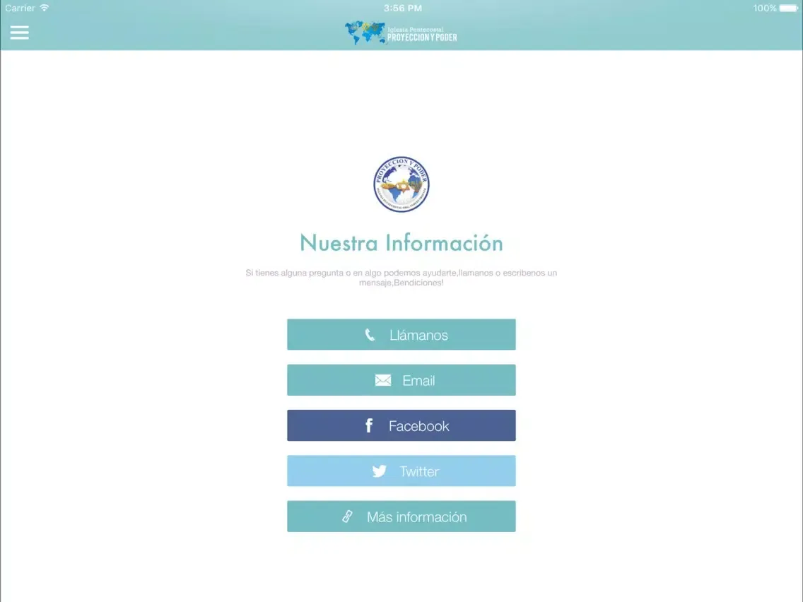 Proyeccion y Poder iPad  سکرین شاٹس