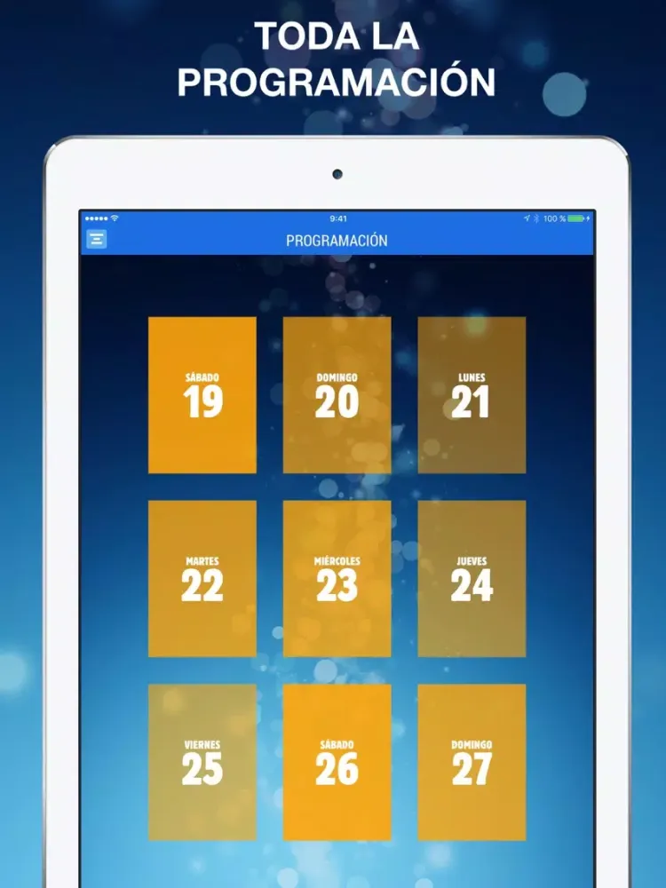 Tangkapan layar HOCUSPOCUS FESTIVAL iPad 