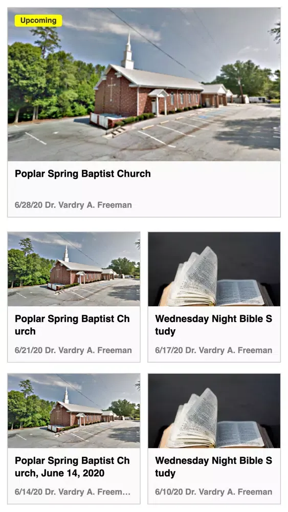 Poplar Spring Baptist Church स्क्रीनशॉट