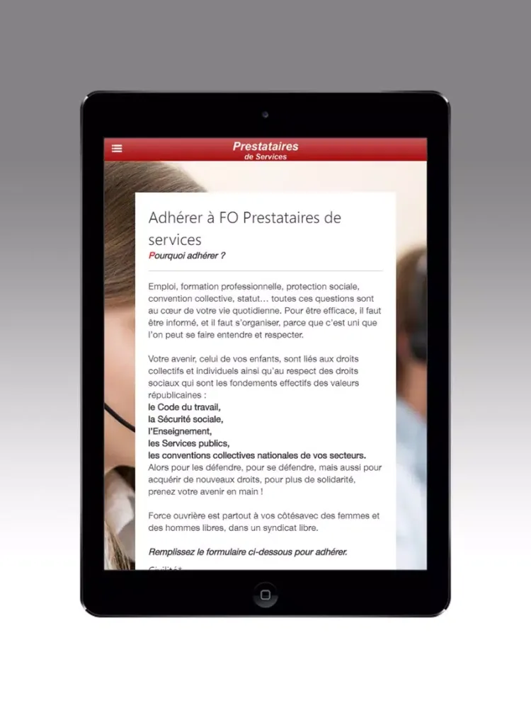FO Presta iPad  سکرین شاٹس