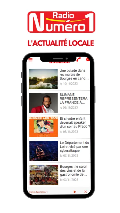 Zrzuty ekranu Radio Numéro 1