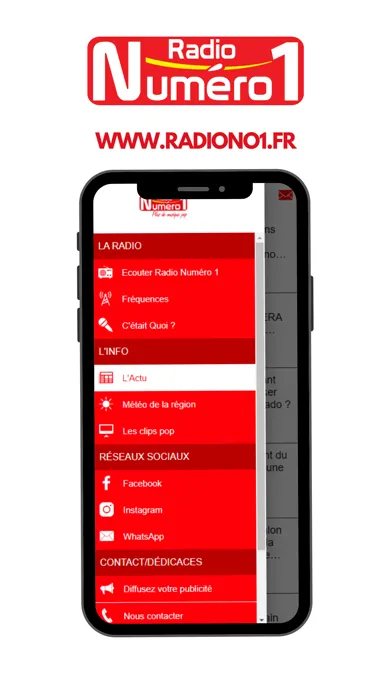 Zrzuty ekranu Radio Numéro 1