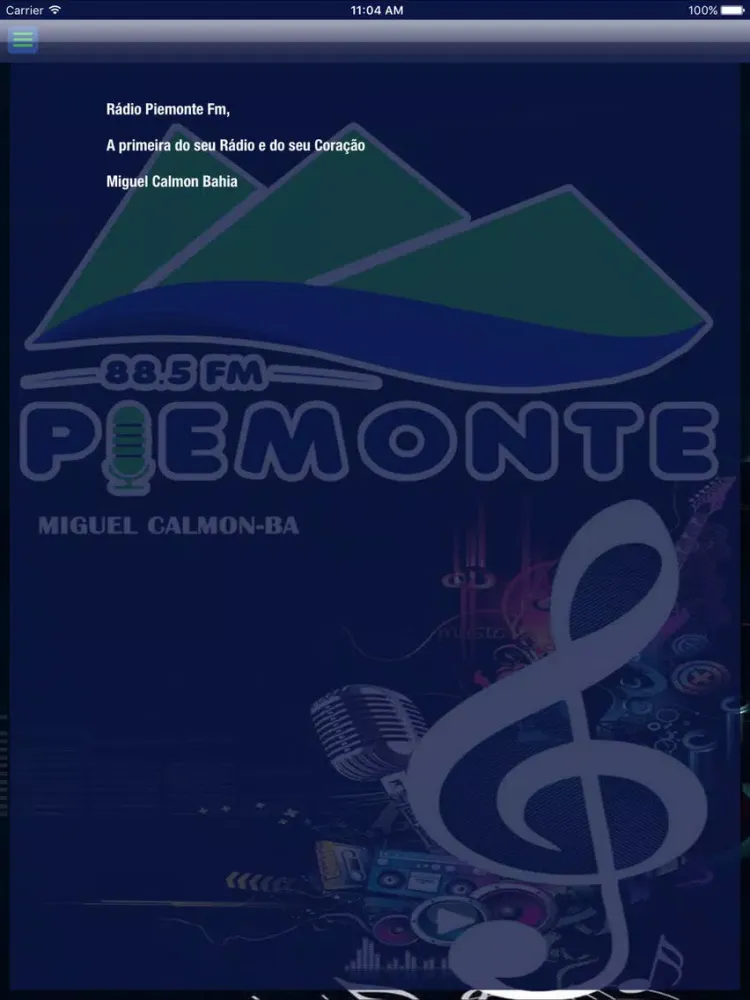 Capturas de tela do Radio Piemonte iPad 