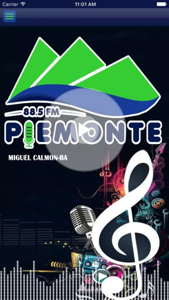 Capturas de tela do Radio Piemonte