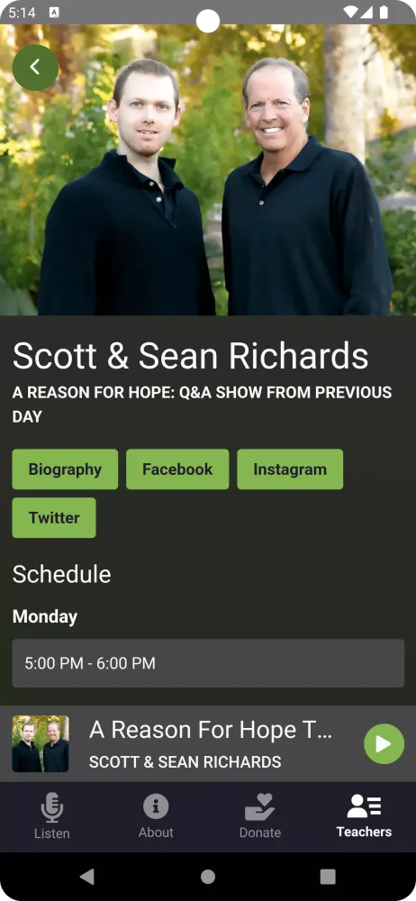 Reach Radio FM Screenshots