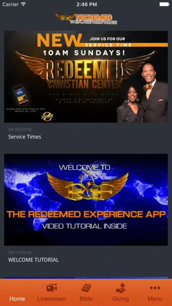 Captures d'écran de Redeemed Christian Center, MI