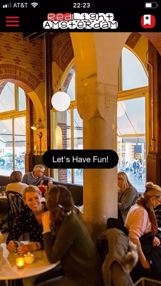 Ảnh chụp màn hình của RedLight Amsterdam