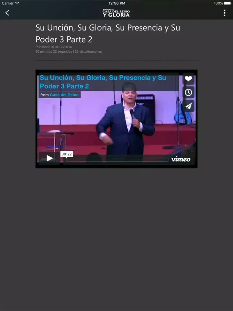 Reino y gloria iPad  Ekran Görüntüleri