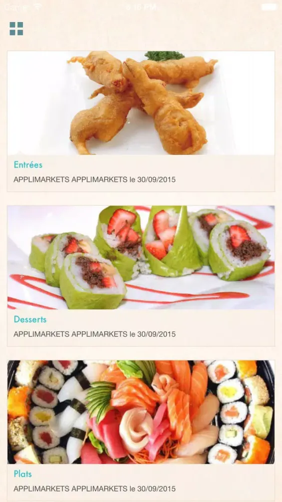 ภาพหน้าจอของ APPLI TYPE SUSHIS
