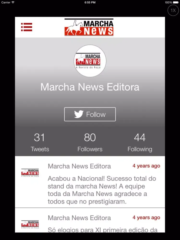 Capturas de pantalla de Marcha News iPad 