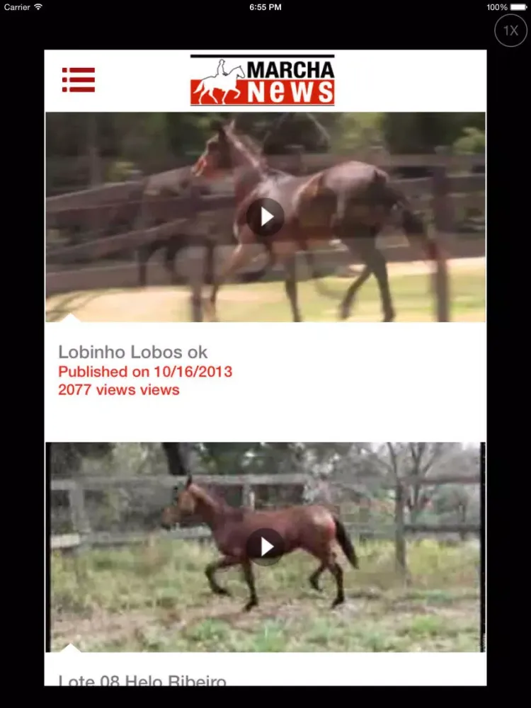 Capturas de pantalla de Marcha News iPad 