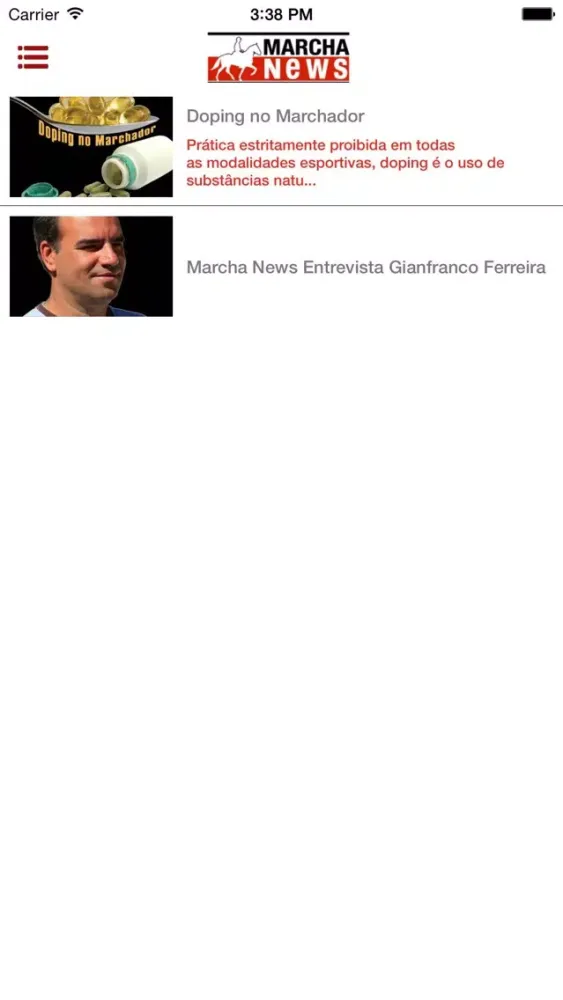 Capturas de pantalla de Marcha News