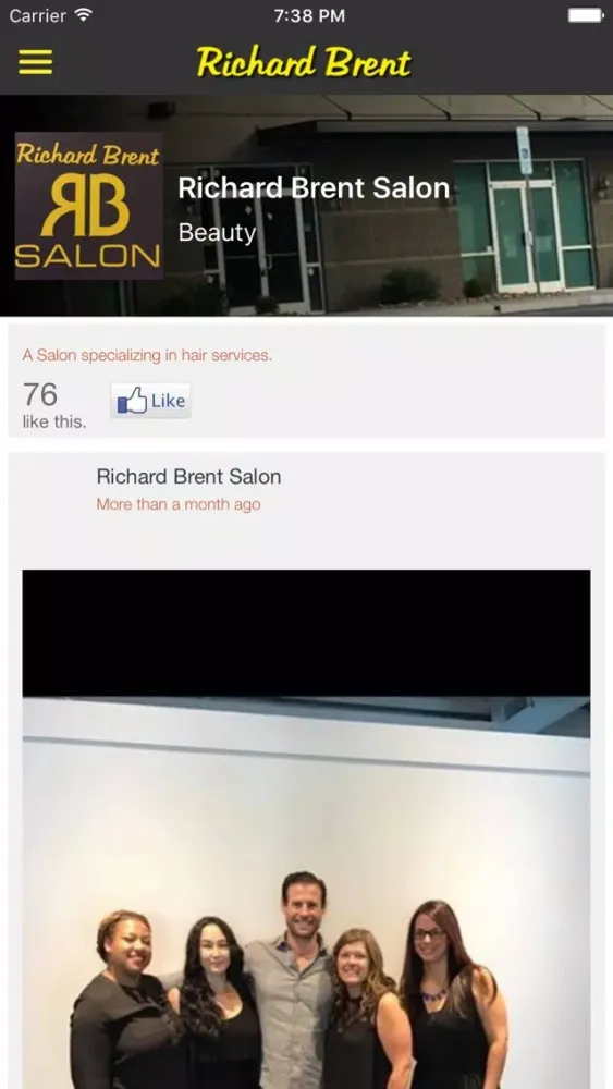 ภาพหน้าจอของ Richard Brent Salon