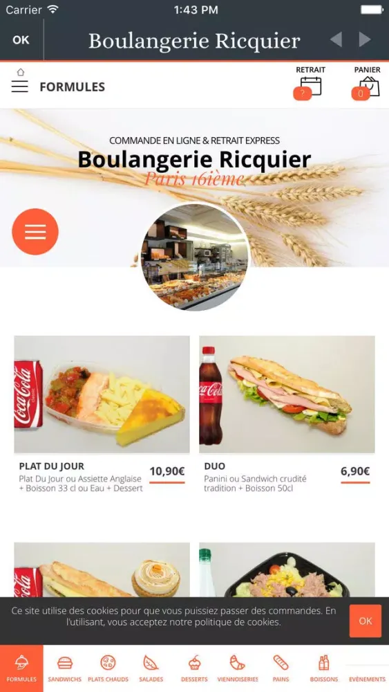 ภาพหน้าจอของ Boulangerie Ricquier