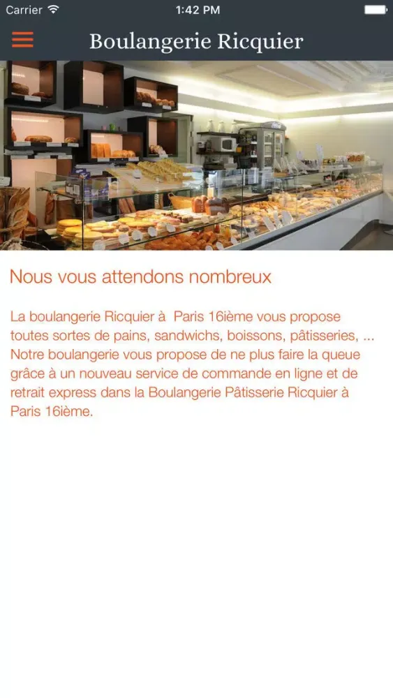 ภาพหน้าจอของ Boulangerie Ricquier