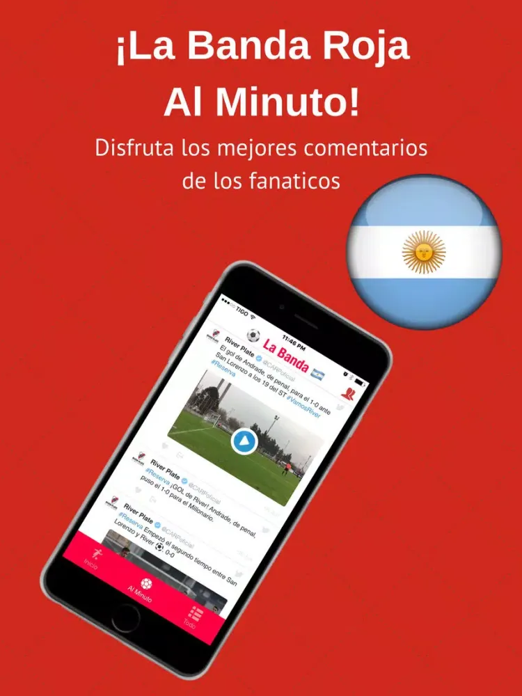 La Banda App - Futbol de Argentina iPad  Screenshots