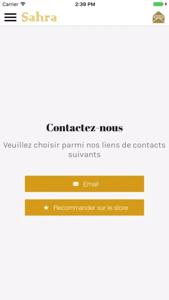 Captures d'écran de Sahra