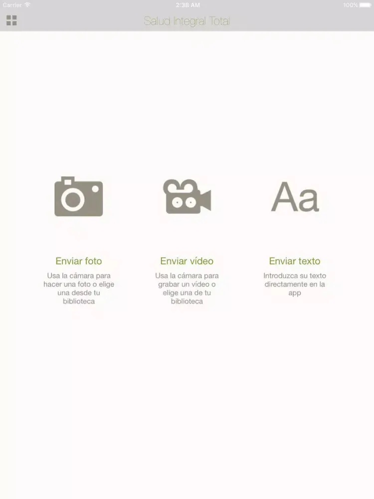 صور Salud Integral Total iPad 